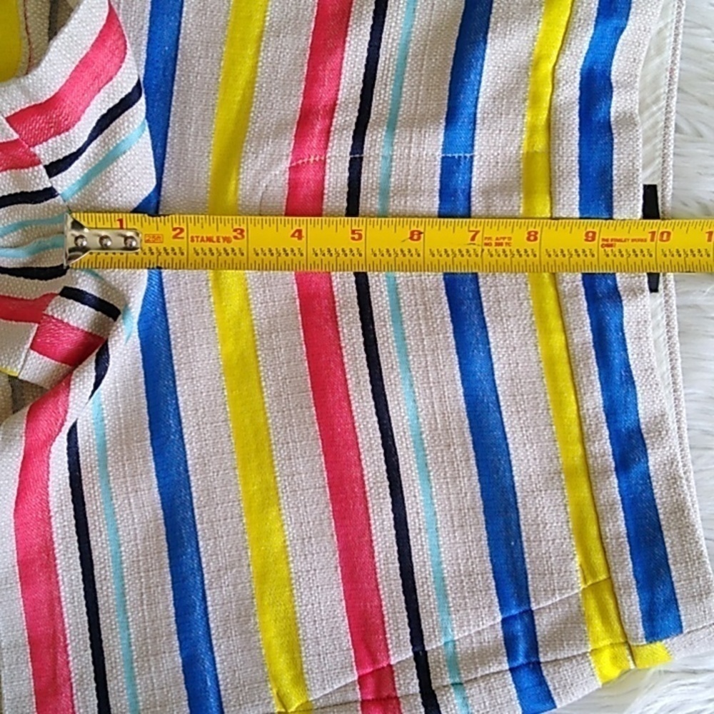 J.Crew Colorful Jacquard Striped Shorts Size - 2 - Picture 12 of 14
